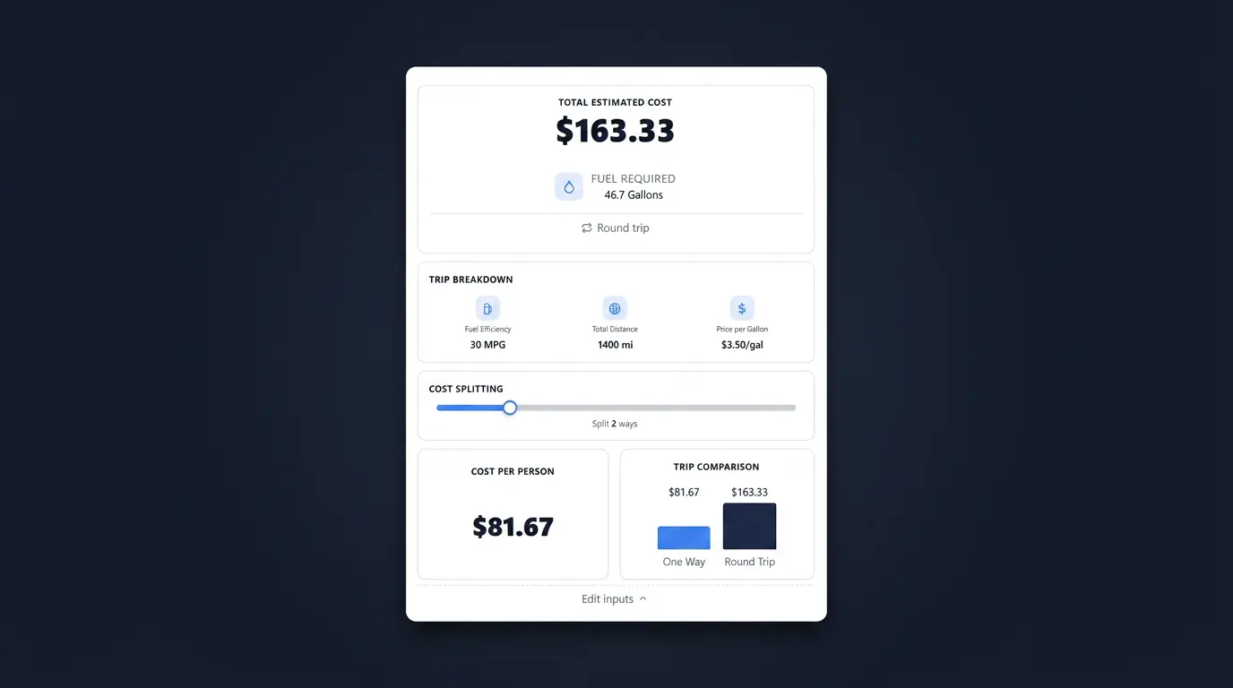 Calculator styled with light theme preset